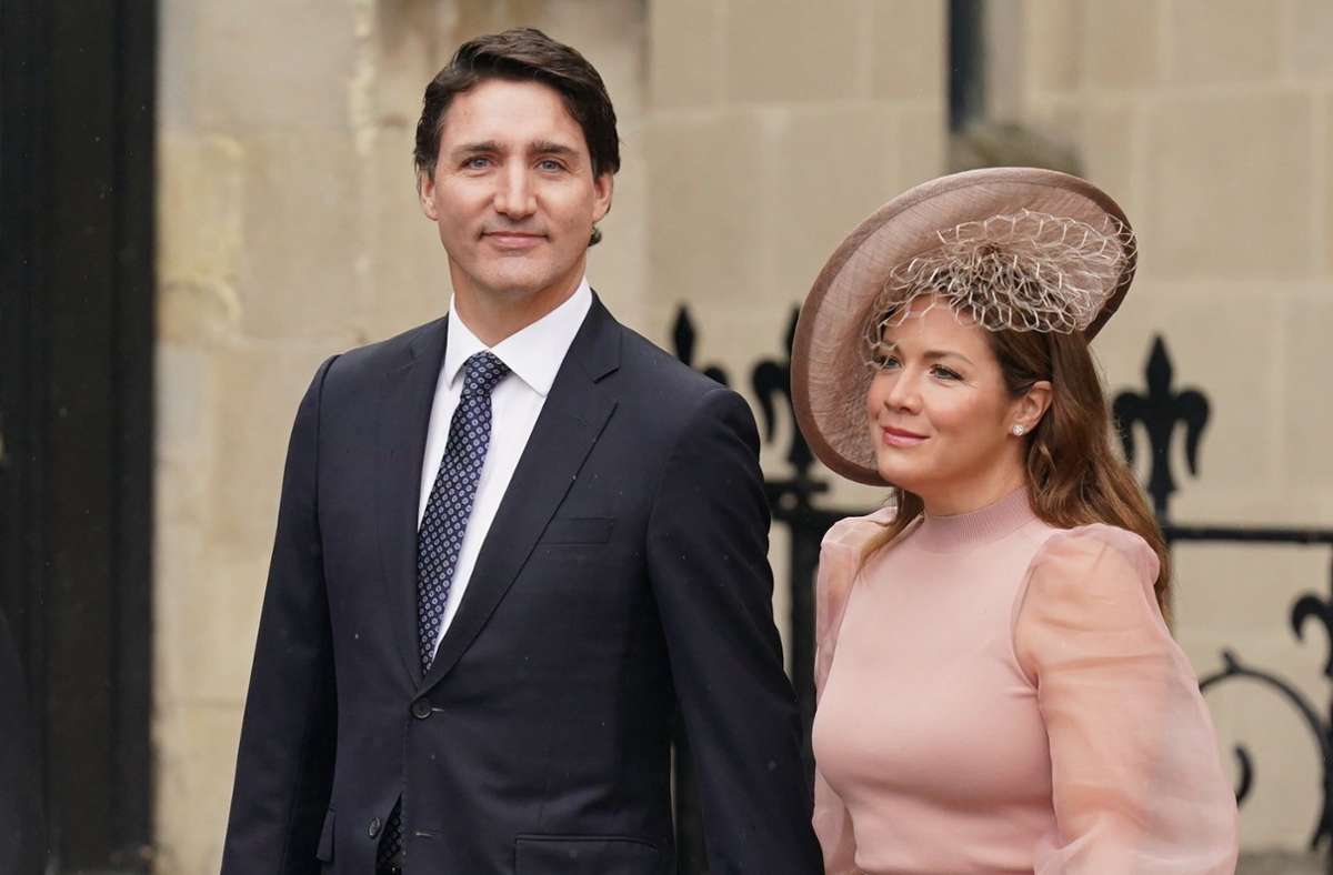 Der kanadische Premierminister Justin Trudeau und seine Frau Sophie