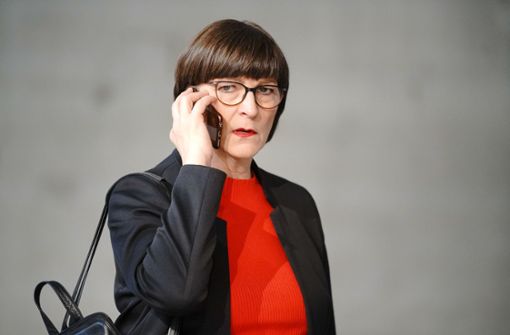 Anfang Dezember wurde Saskia Esken auf einem Parteitag in Berlin an die Spitze der deutschen Sozialdemokratie gewählt Foto: dpa/Michael Kappeler