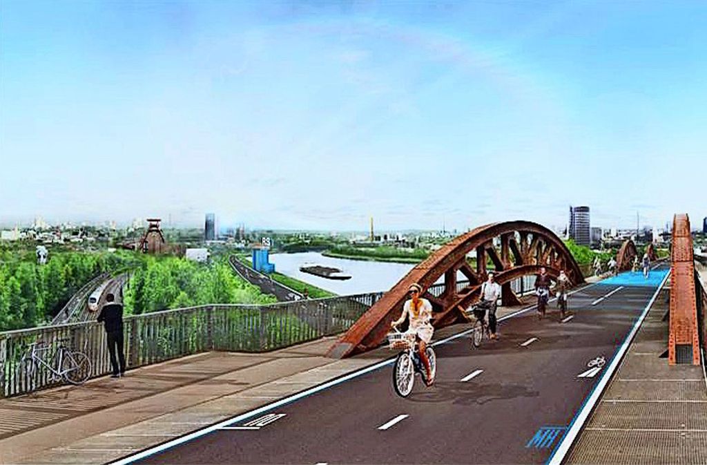 Der Radschnellweg Ruhr soll bis 2020 fertig gestellt werden. Foto: Regionalverband Ruhr, Lg/Piechowski