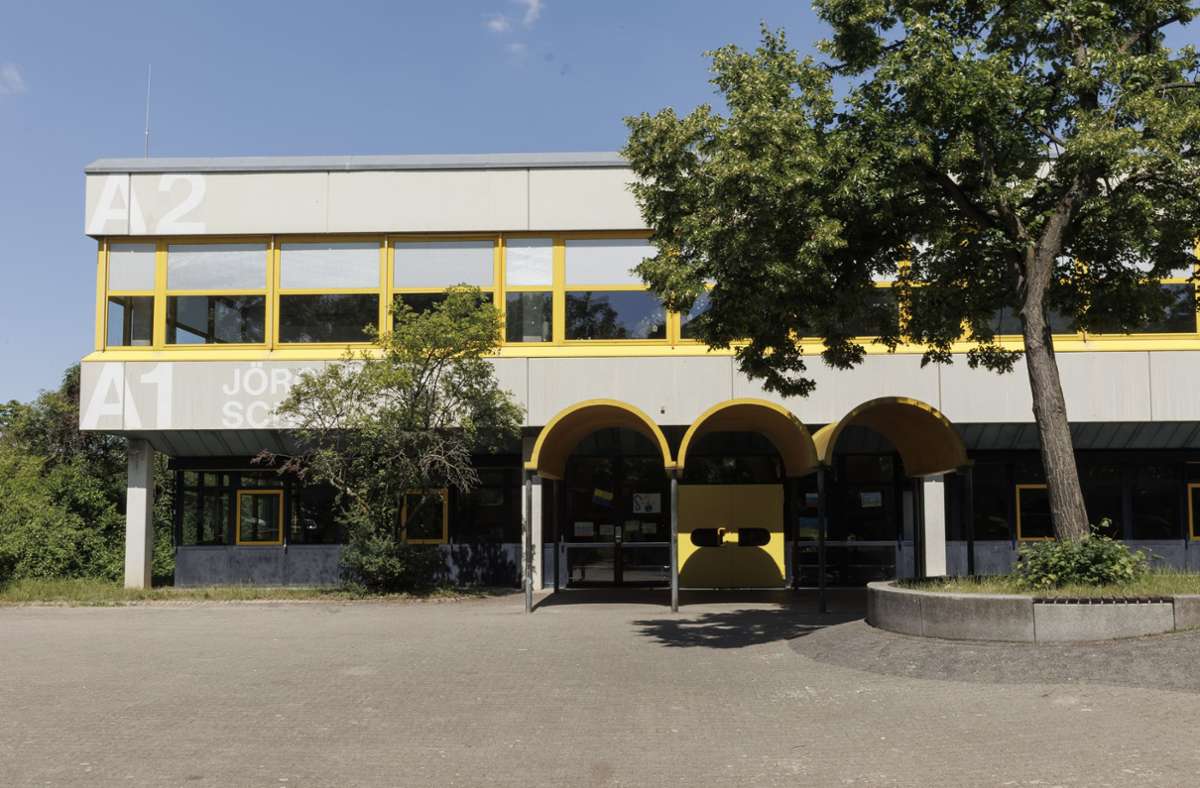 Schule im Stadtteil. Die Gesamtschule wurde 1977 eröffnet.