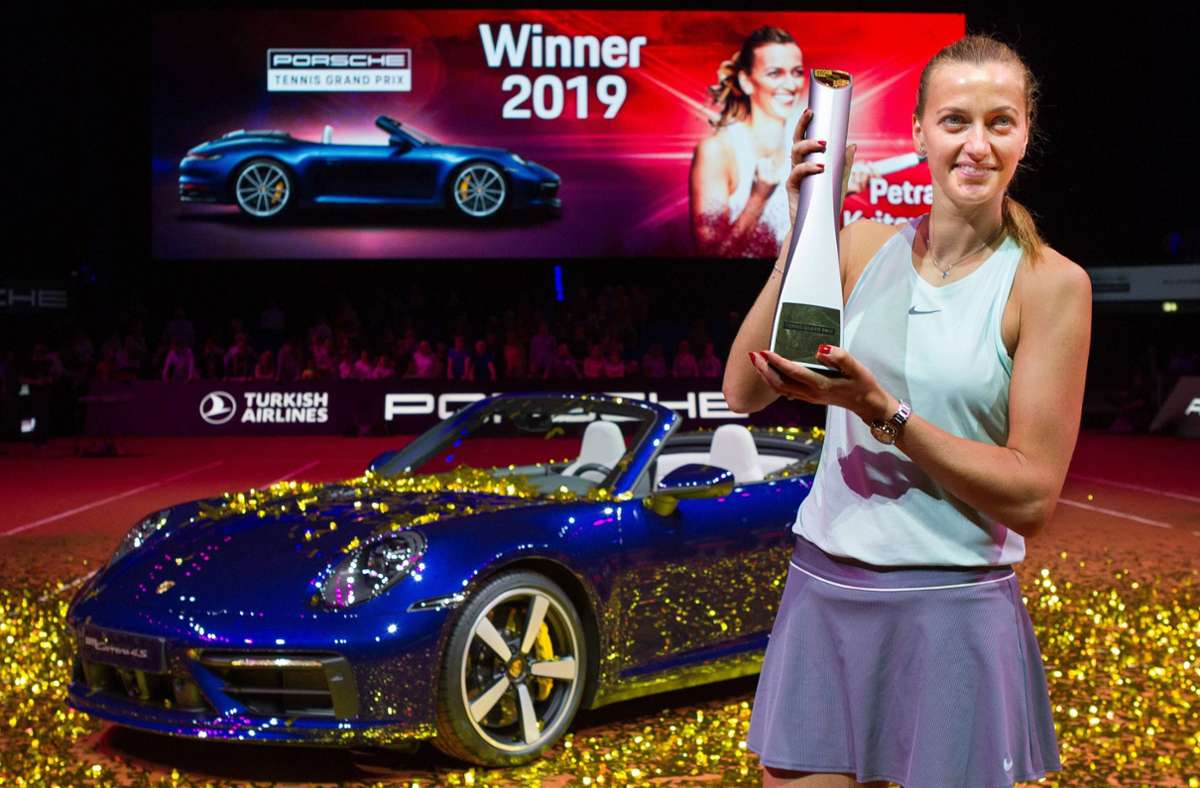 Die Gewinnerin des Porsche Grand Prix im Jahr 2019: Petra Kvitova aus Tschechien.