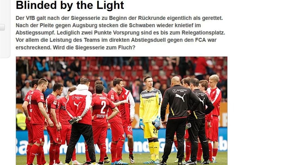 Pressestimmen zum VfB Stuttgart: „Völlig blutleer und ideenlos“