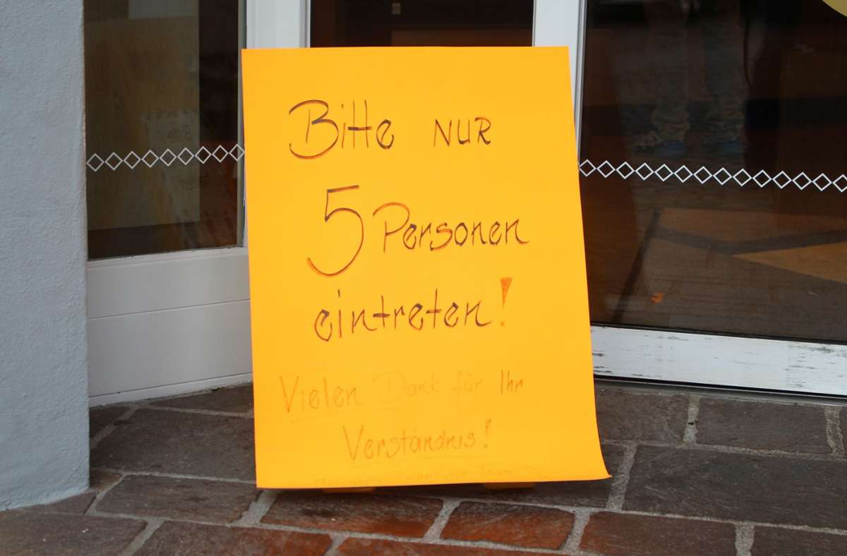 Weitere Impressionen vom ersten Lockdown-Tag in Plochingen.