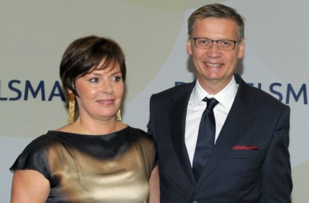 Moderator Günther Jauch und Ehefrau Dorothea