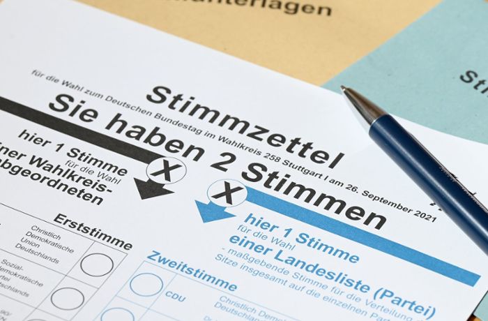 Briefwähler erhalten Wahlanleitung der Landtagswahl