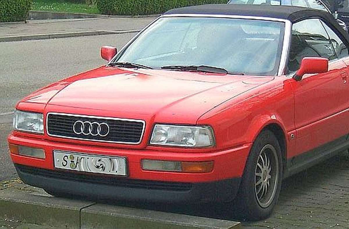 Das Mordmotiv: Ein solches rotes Audi Cabrio.