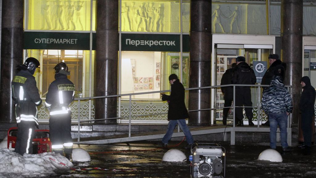 Supermarkt in St. Petersburg: Viele Verletzte nach Bombenexplosion