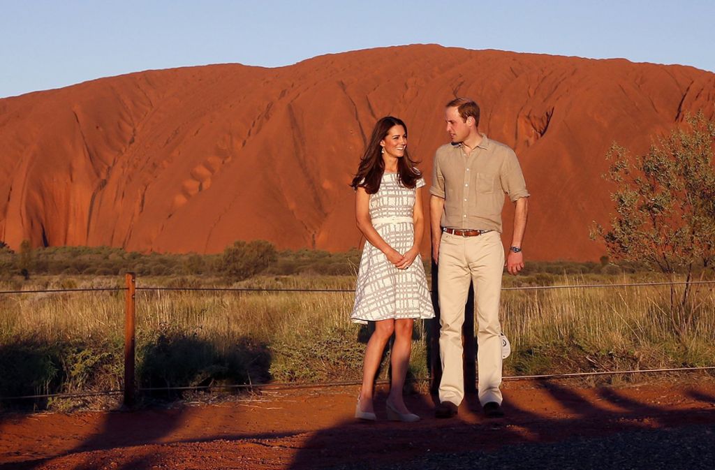2014 machten Prinz William und Herzogin Kate den gleichen Trip.