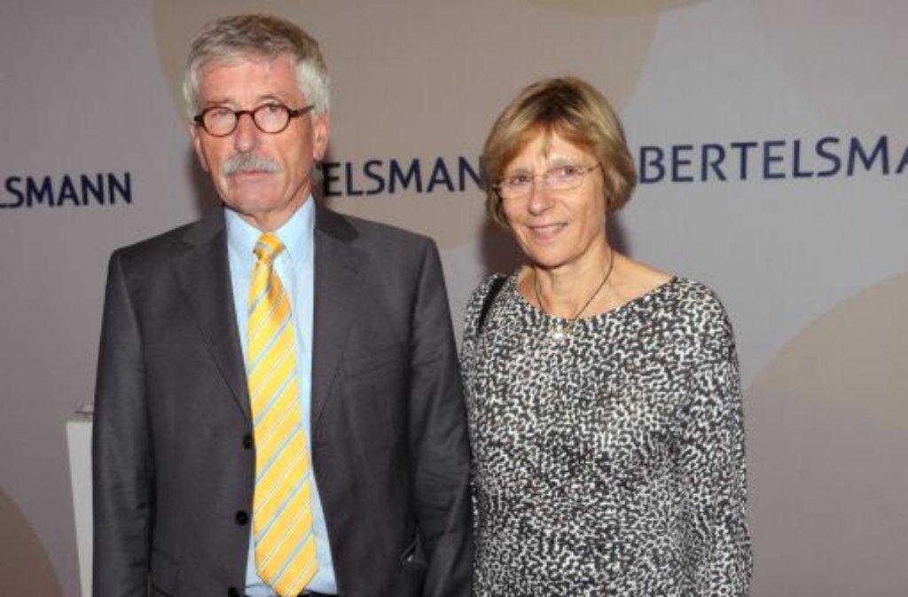 Der frühere Finanzsenator von Berlin, Thilo Sarrazin (SPD), und Ehefrau Ursula