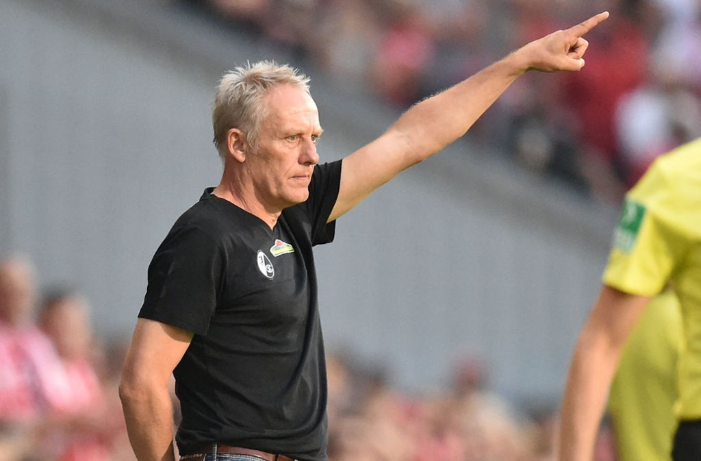 Platz 15: Christian Streich dürfte laut dem Wettanbieter den SC Freiburg ebenfalls nicht so schnell verlassen. Quote: 30,0