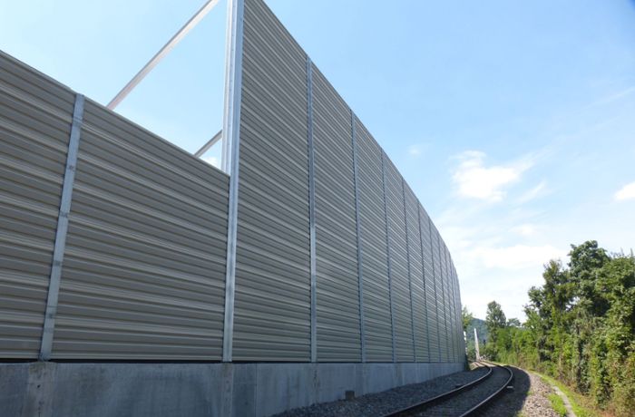 Lärmschutz am Stuttgarter Hafen: Zehn Millionen Euro für 400 Meter lange Wand