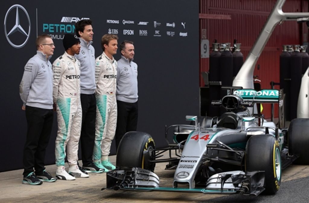Das Formel-1-Team von Mercedes