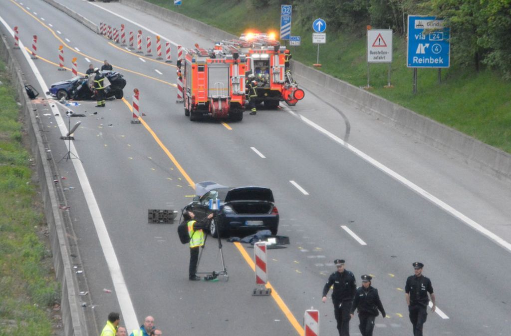 Auf der A1 bei Hamburg ist es zu einem tödlichen Unfall gekommen.