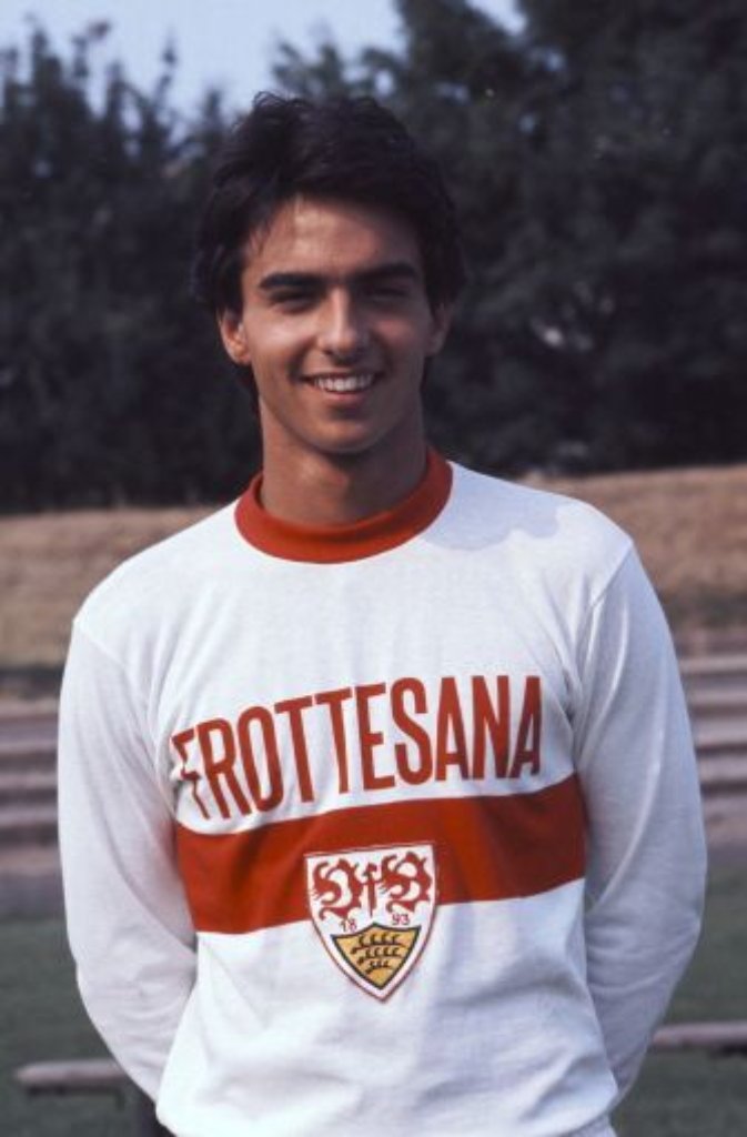 Hani Müller (hier vor der Saison 1976/1977) absolvierte insgesamt 186 Spiele für den VfB und erzielte 65 Treffer.