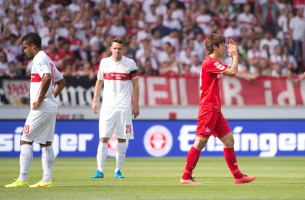 Und der Bundesliga-Heimfluch der Schwaben gegen den FC hielt an. Der VfB verlor das Spiel mit 0:2.