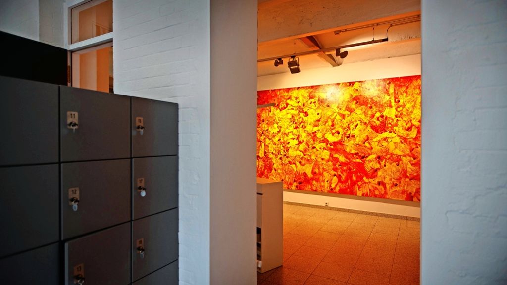Kunststiftung in Schorndorf: Farbexplosion am Eingang der Galerie