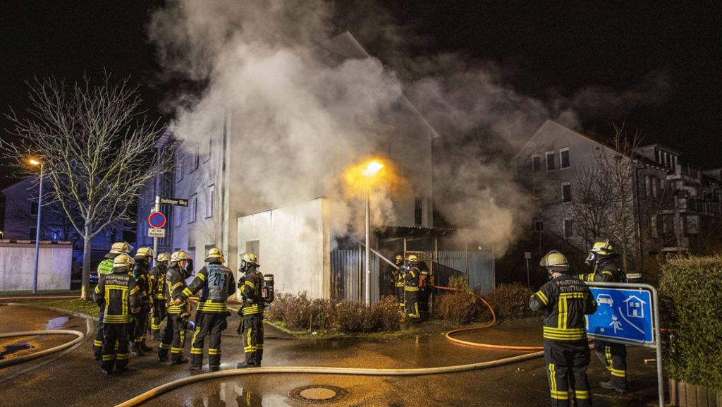 Feuerserie in Stuttgart-Stammheim: Brandstifters zehnter Fall