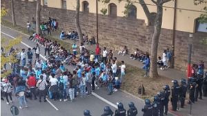 Eritrea-Veranstaltung in Stuttgart: Polizei ist in Vaihingen im Einsatz
