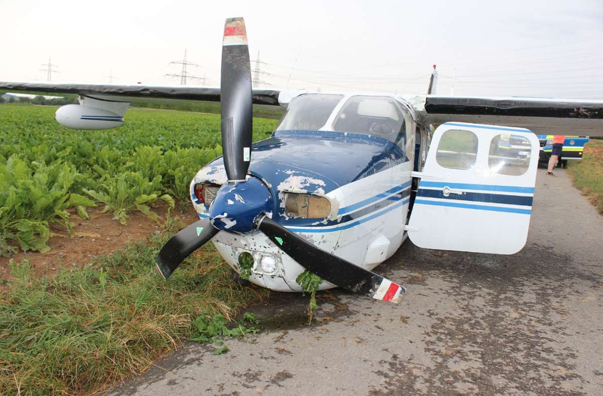 Doch an der Cessna entstand Sachschaden in Höhe von rund 110.000 Euro.