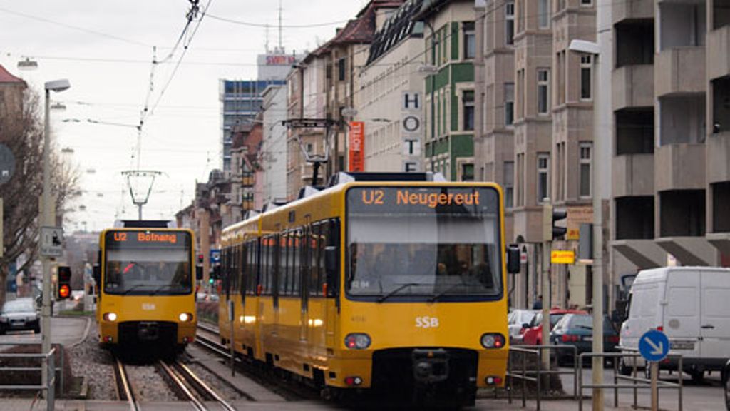 Stadtbahnverkehr in Bad Cannstatt: Unfall auf den Gleisen blockiert U2