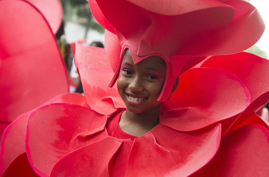 Das Kostümfest, das seine Wurzeln in karibischen Musikfestivals der 50er Jahre hat, ...