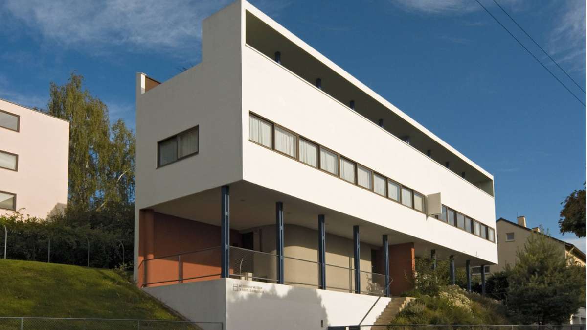 ... und das weltbekannte Doppelhaus von Le Corbusier und Pierre Jeanneret in der Weißenhofsiedlung.