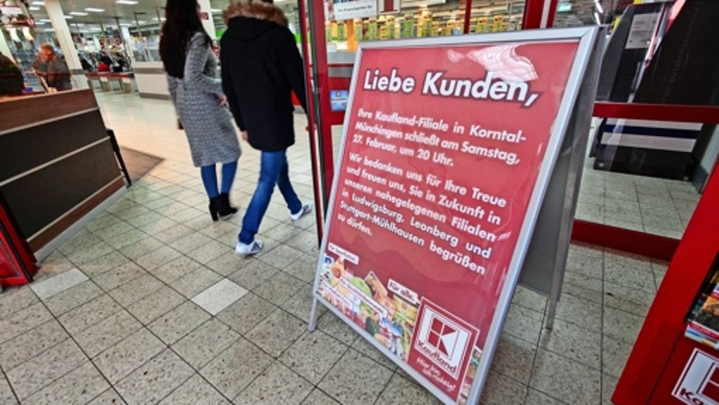 Schließung in Korntal-Münchingen: Letzte Kaufmöglichkeit im Kaufland