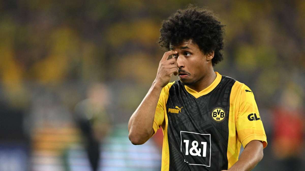 Borussia Dortmund gegen VfB Stuttgart: Wieder kein Elfer für Adeyemi – „Sieht theatralisch aus“