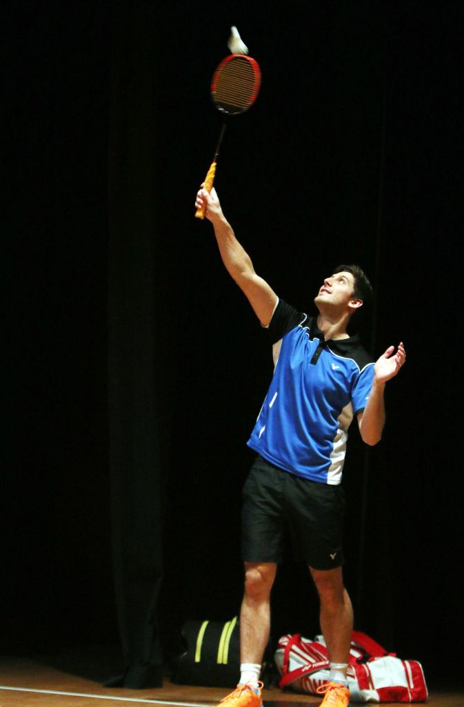 Sportlergala: Badminton-Demonstration mit Philipp Espenschied