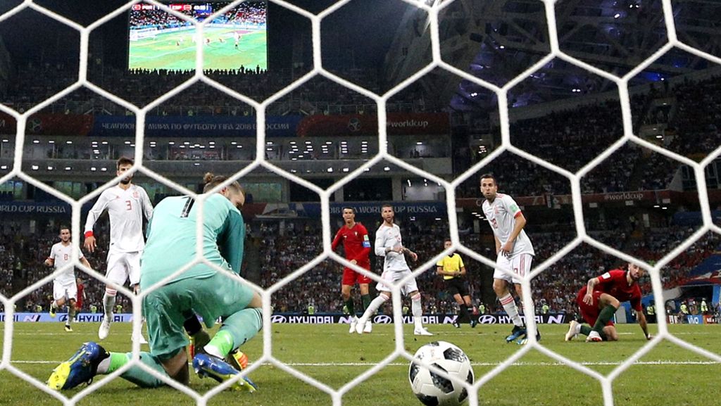 Portugal gegen Spanien bei der WM 2018: Das Netz lacht über David de Karius