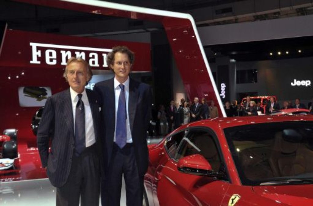 Ferrari-Boss Luca di Montezemolo (links) und Fiat-Präsident John Elkann