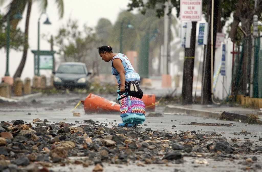 Auch in Puerto Rico hat der Hurrikan Schäden hinterlassen.
