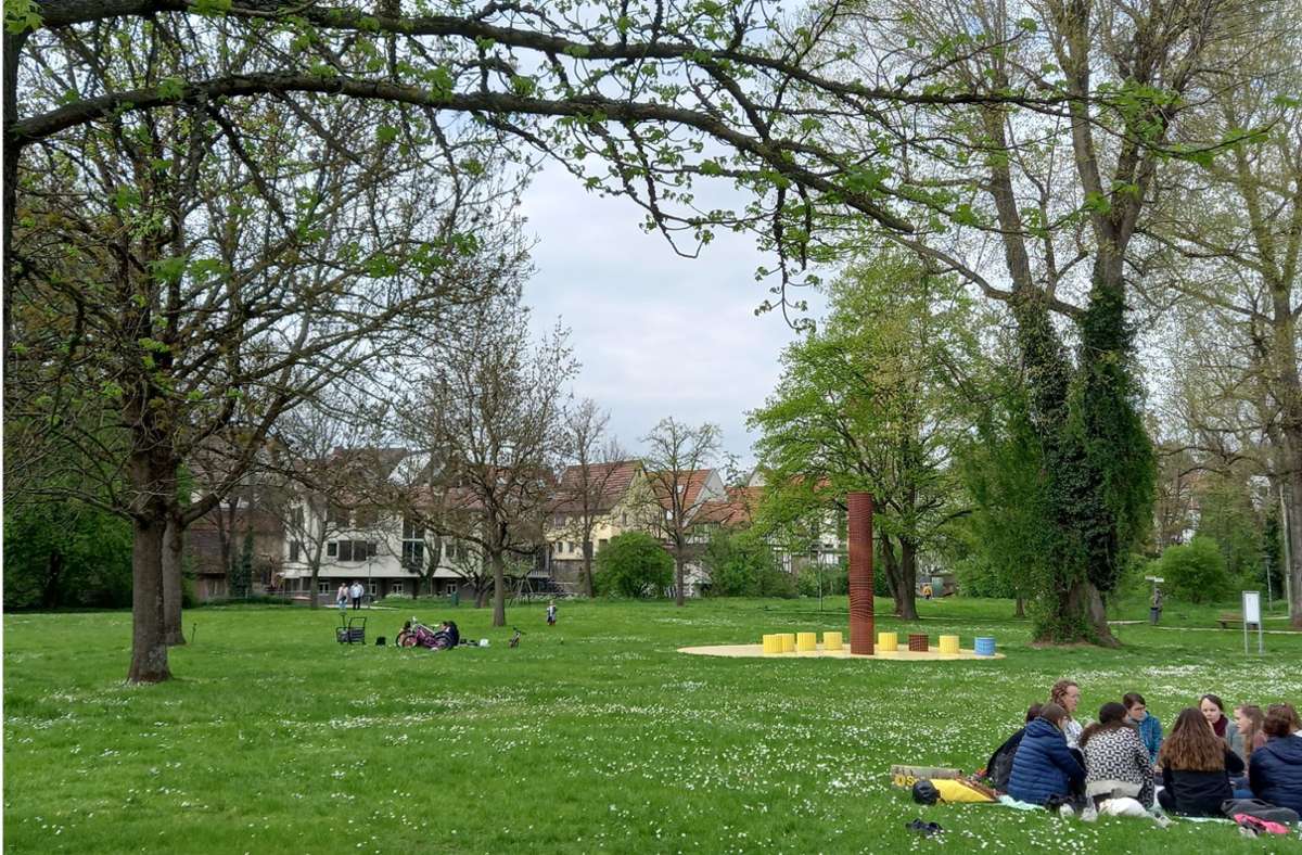 Picknick in der Waiblingen Talaue – auch eine schöne Art, den Mai zu begrüßen.
