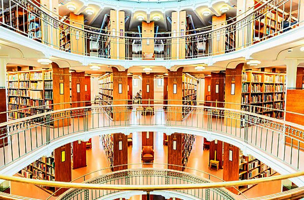 Innenansicht Nationalbibliothek Helsinki