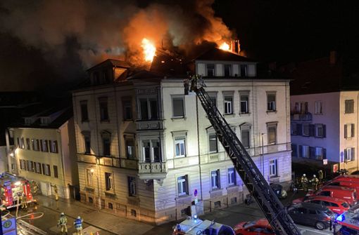Schwerer Brand in der Esslinger Altstadt Foto: 7aktuell.de/Alexander Hald