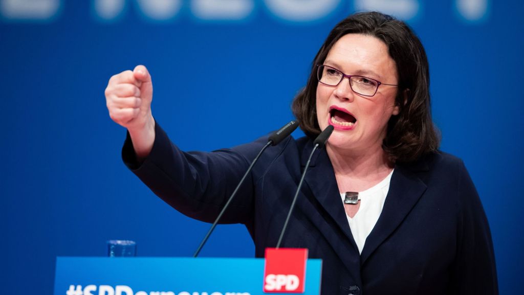 Andrea Nahles: Die „Trümmerfrau“ der SPD