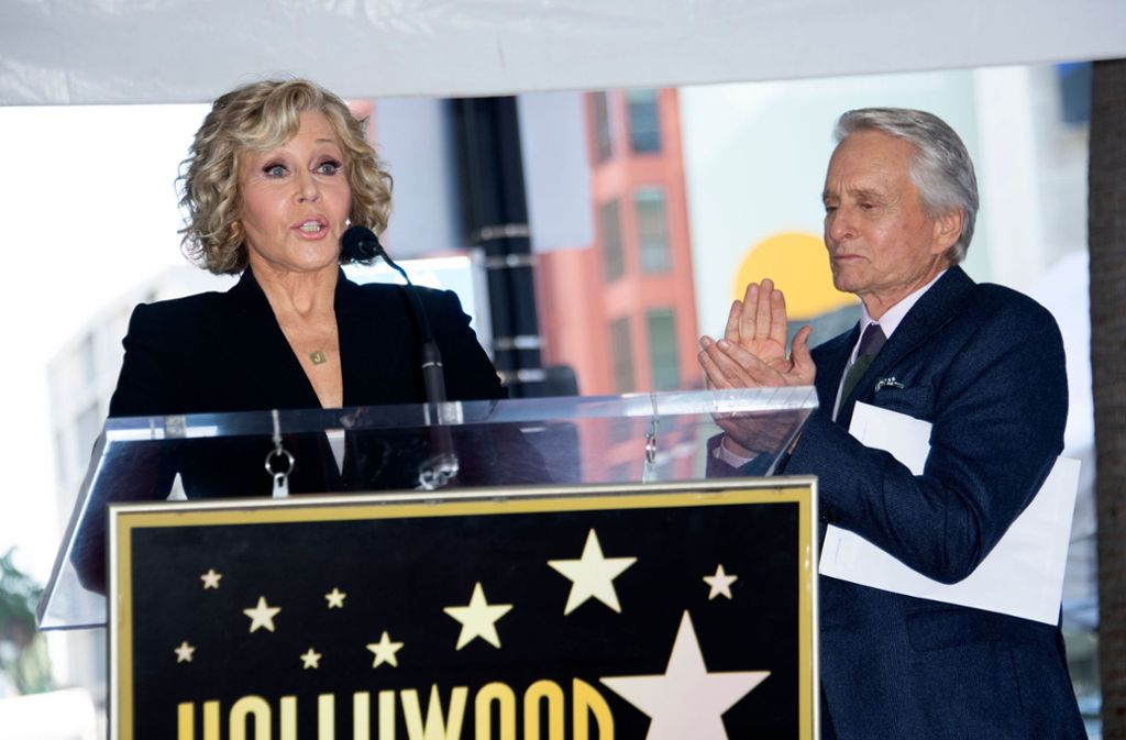 Schauspiel-Kollegin Jane Fonda war als Gastrednerin eingeladen.