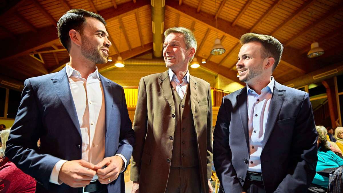 Bürgermeisterwahl in Großerlach: Die   absolute   Mehrheit ganz knapp verfehlt