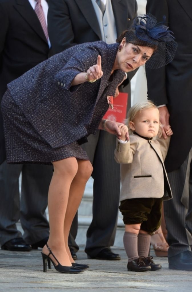 Prinzessin Caroline mit ihrem Enkel Sacha