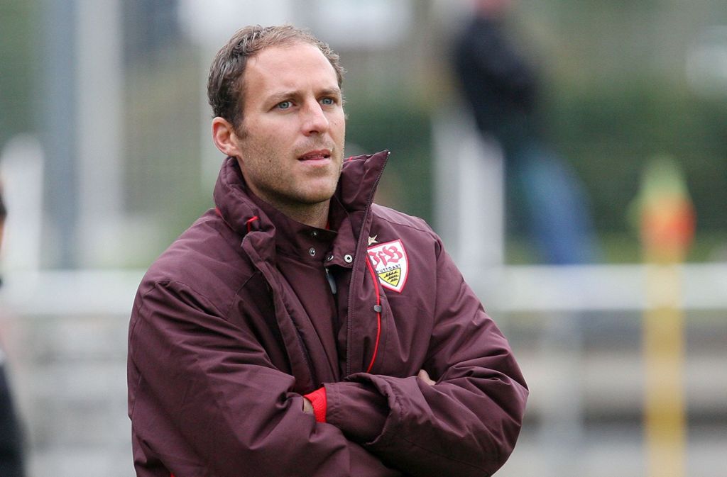 2008 als U-17-Trainer des VfB.