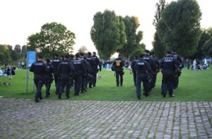Polizei hat Lage auf Heidelberger Neckarwiese im Blick