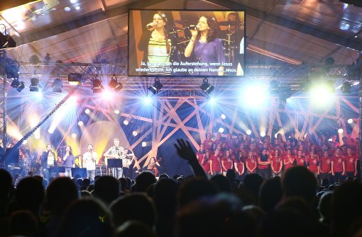 Beim Pfingstjugendtreffen in Aidlingen erwarten die Veranstalter auch in diesem Jahr wieder mehr als 10.000 junge Christen. Foto: Diakonissenmutterhaus Aidlingen e. V.