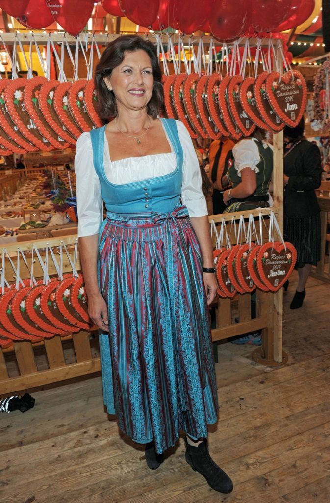 Die bayerische Landtagspräsidentin Ilse Aigner (CSU) war ebenfalls im Festzelt zu Gast.