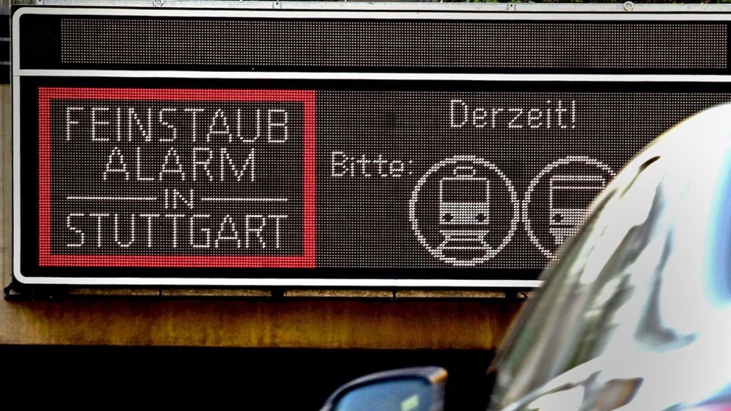 Luftschadstoffe in Stuttgart: Deutliche Verbesserung bei Feinstaubbelastung