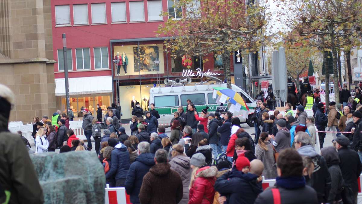 „Querdenken“-Demo in Heilbronn: NPD-Funktionär Matthias Brodbeck als Ordner eingesetzt