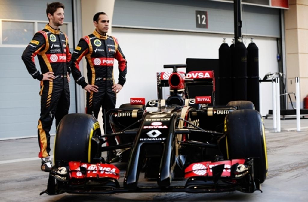 Pastor Maldonado (rechts) und Romain Grosjean