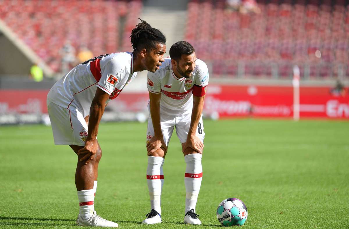 Wie geht es für Daniel Didavi (links) und Gonzalo Castro beim VfB Stuttgart weiter? Foto: imago images/Sven Simon