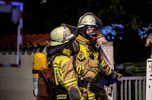 Feuerwehrkräfte bei einem Einsatz in Bietigheim. Foto: 7aktuell.de/Marc Gruber