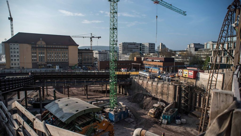Tunnelbau für Stuttgart 21: Acht Millionen Tonnen Erde müssen weichen