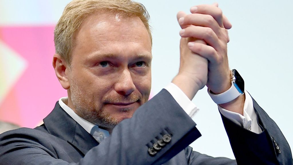 Christian Lindner: FDP-Chef mit großer Mehrheit wiedergewählt